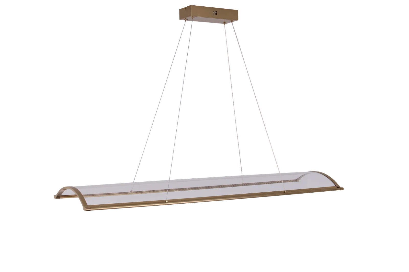 Aurum Beam – Antique Brass Linear LED Pendant